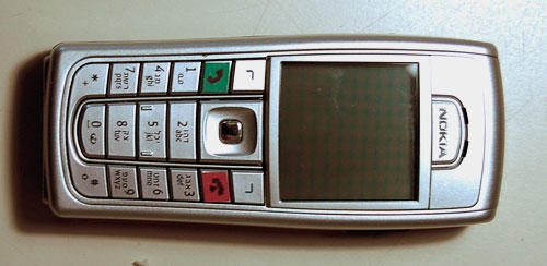 Nokia cellphone with stickers