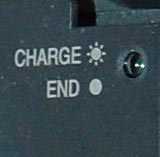 Nikon D40 battery charger closeup