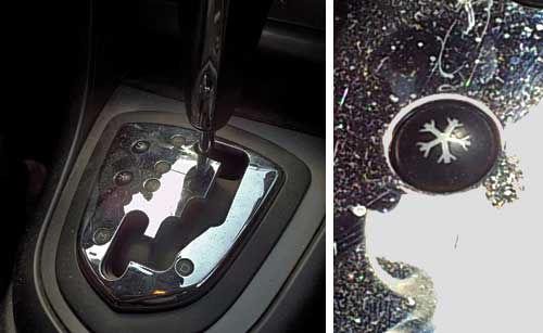 Peugeot 308 Snowflake button