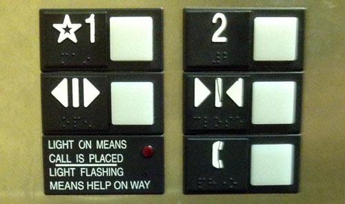 otis elevator call buttons