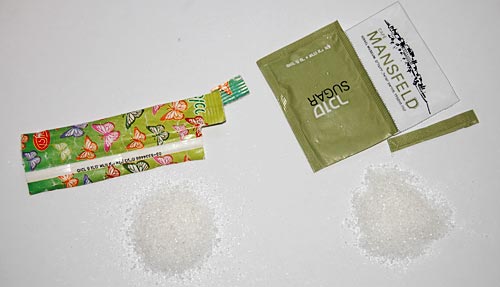 Sugar Packets - disassembled