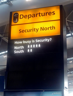 Heathrow Terminal 5 sign