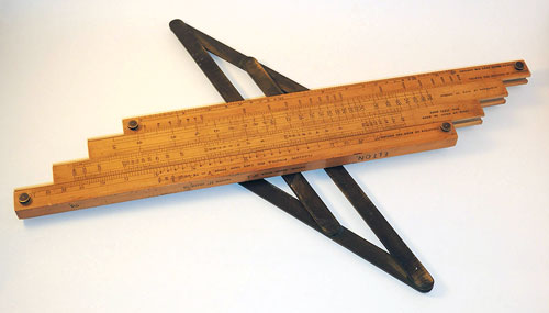 The Baines hydrological slide rule